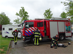 Melding 15.21 Prio 1 Brand Container De Barrage Buitenpost